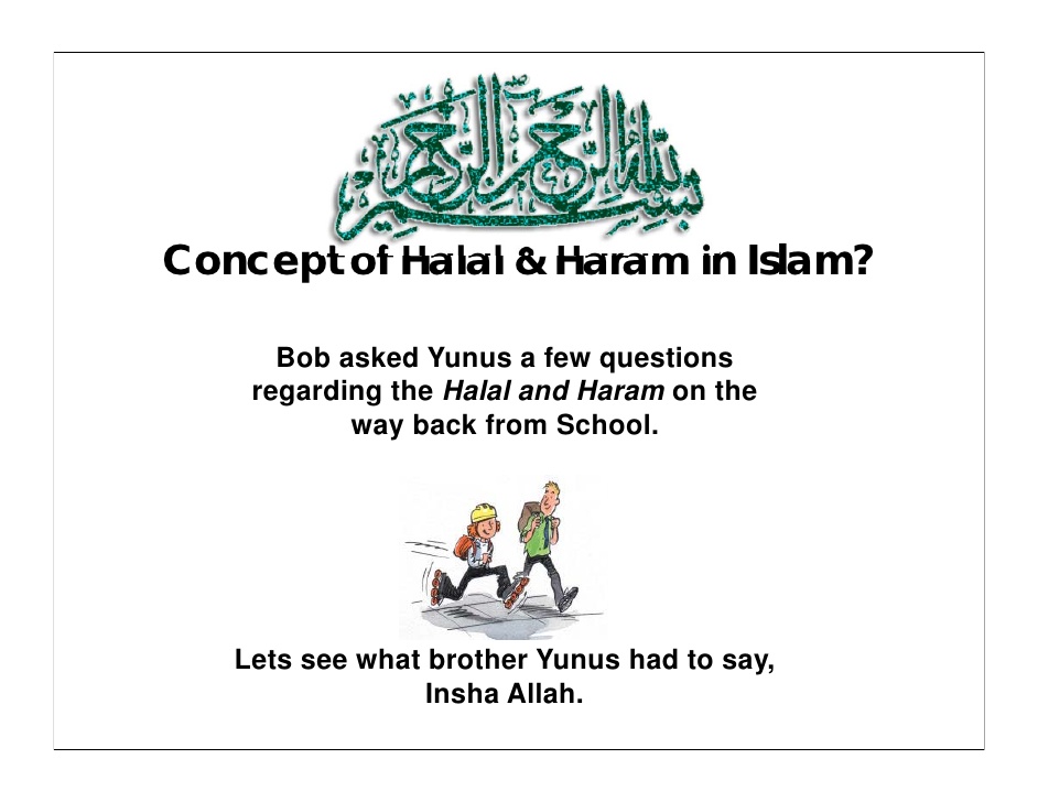 halal and haram in islam